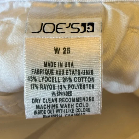 Joe’s Jeans White Shorts 25 - Picture 5 of 5